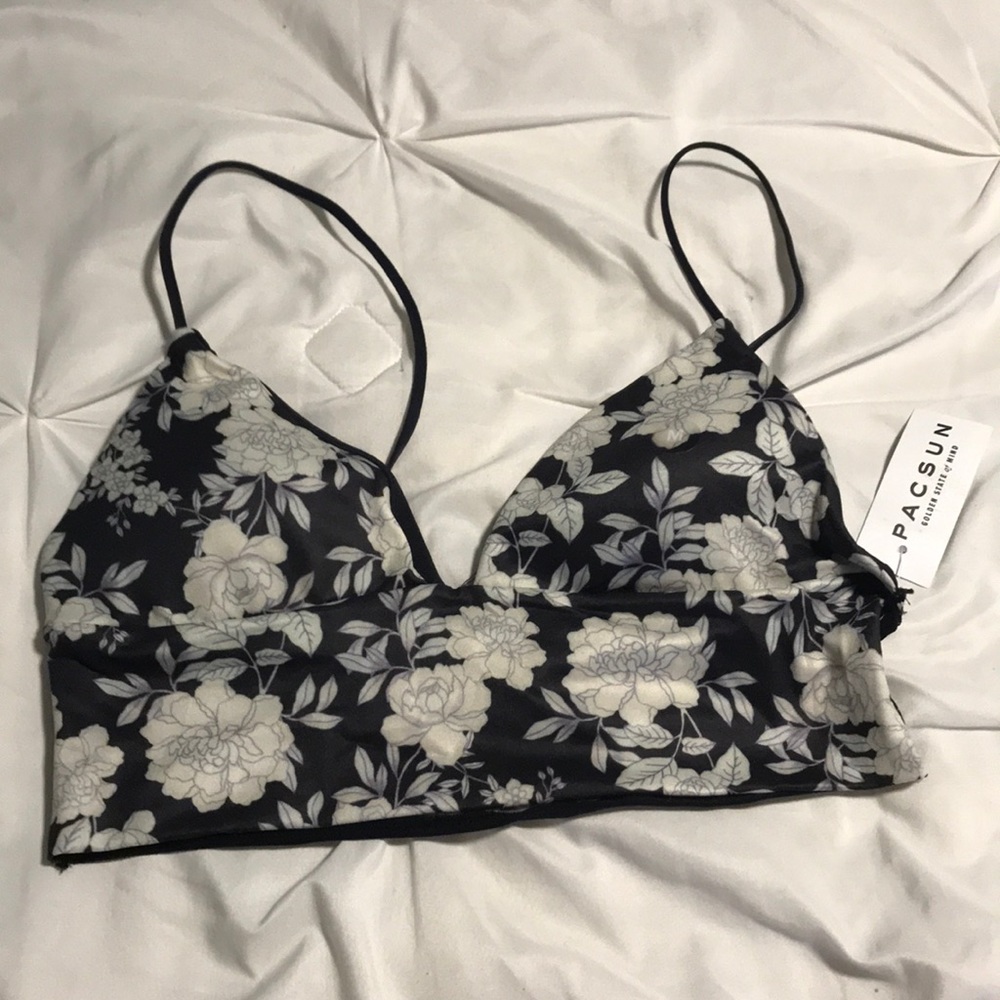 NWT PACSUN FLORAL BRALETTE SIZE M